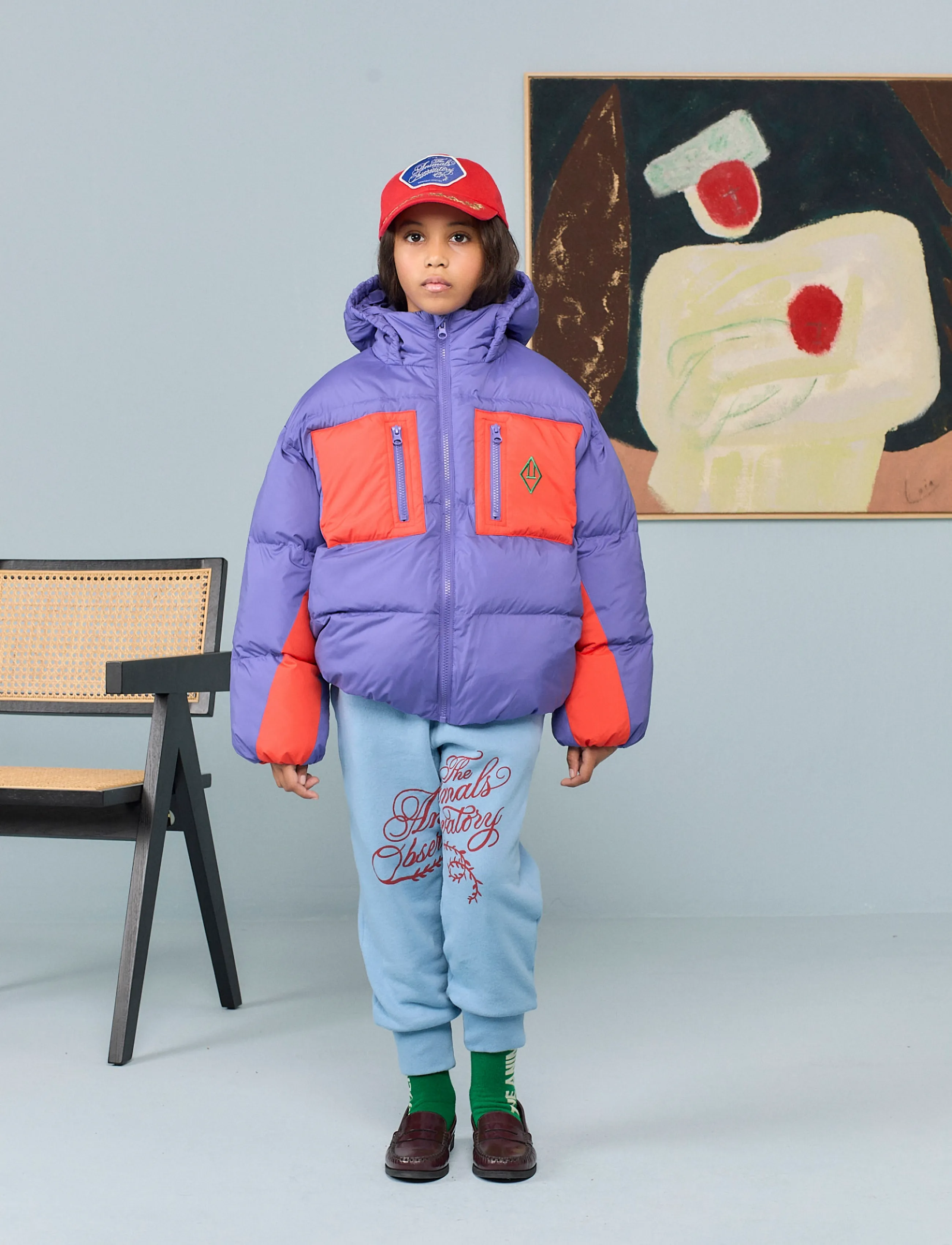 THE ANIMALS OBSERVATORY Roadrunner Kid Puffer Jacket Purple, 4 Y, Jackets & Coats, Lila - Padded, Kinder