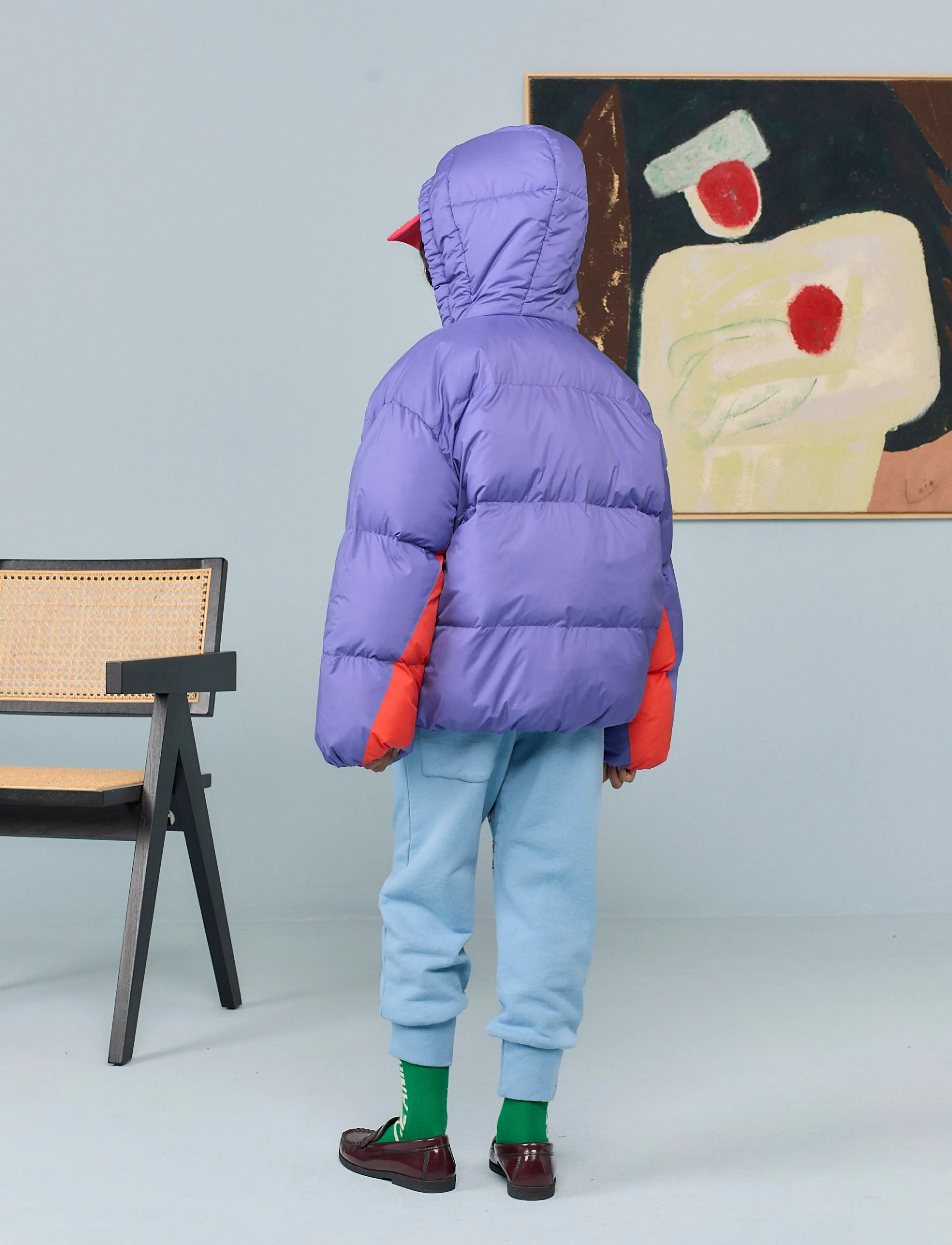 THE ANIMALS OBSERVATORY - ROADRUNNER KID PUFFER JACKET PURPLE - quiltade jackor - purple - 3