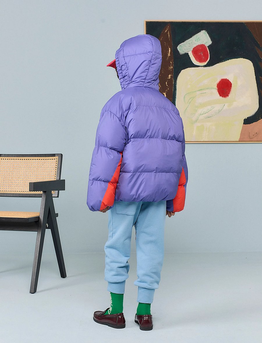THE ANIMALS OBSERVATORY - ROADRUNNER KID PUFFER JACKET PURPLE - quiltade jackor - purple - 3