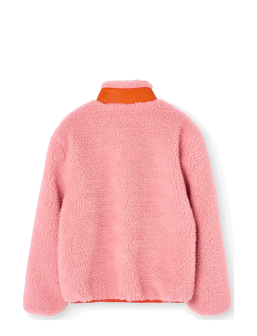 THE ANIMALS OBSERVATORY - SHREW KID TRACK JACKET PINK - fleecejackor - pink - 2