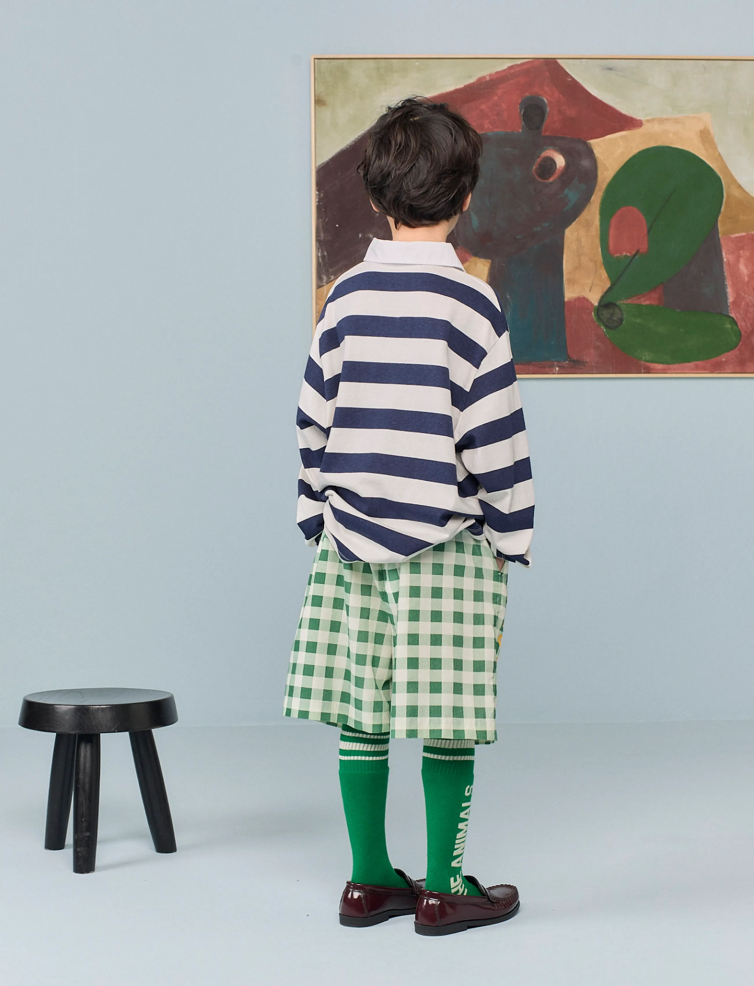 THE ANIMALS OBSERVATORY - SKUNK KID SOCKS - sokid - dark green - 2