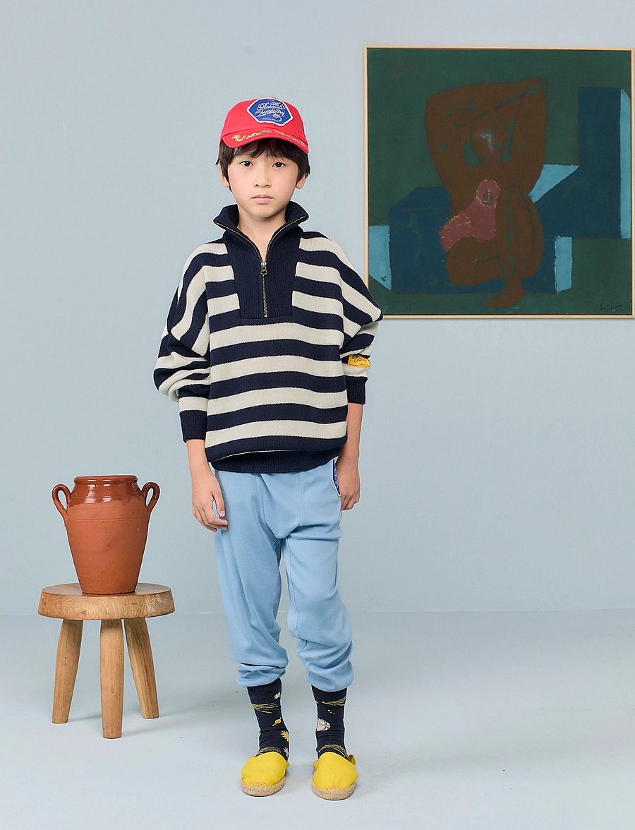 THE ANIMALS OBSERVATORY - WORM KID SOCKS - sokid - navy - 0