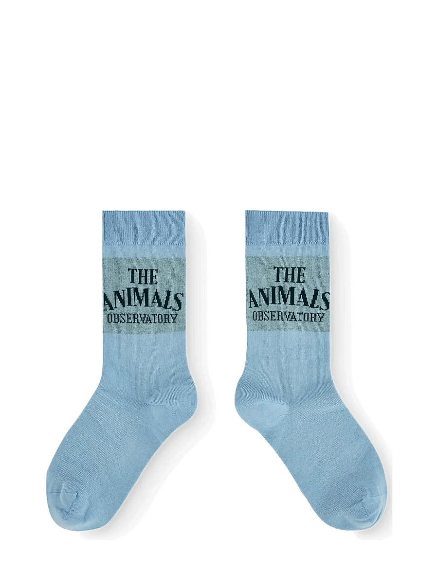 THE ANIMALS OBSERVATORY - SNAIL KID SOCKS - strømper - dusty blue - 1