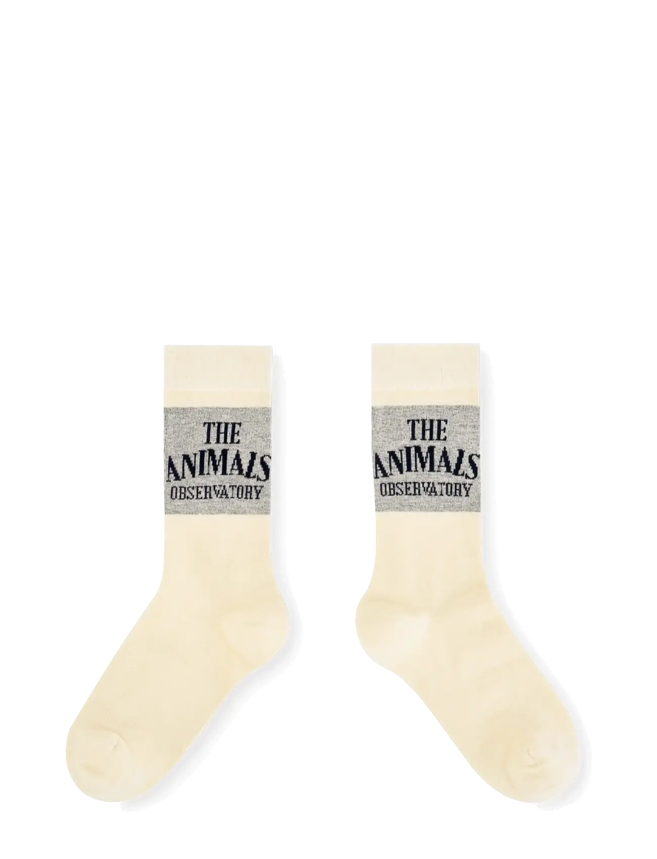 THE ANIMALS OBSERVATORY SNAIL KID SOCKS - New Arrivals - RAW WHITE / cream