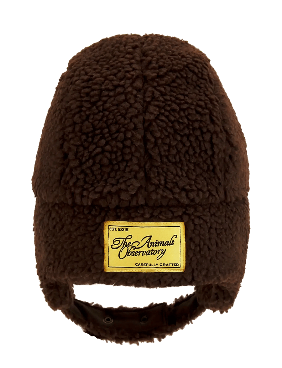 THE ANIMALS OBSERVATORY - PERKINGESE KID HAT - wintermützen - dark brown - 2