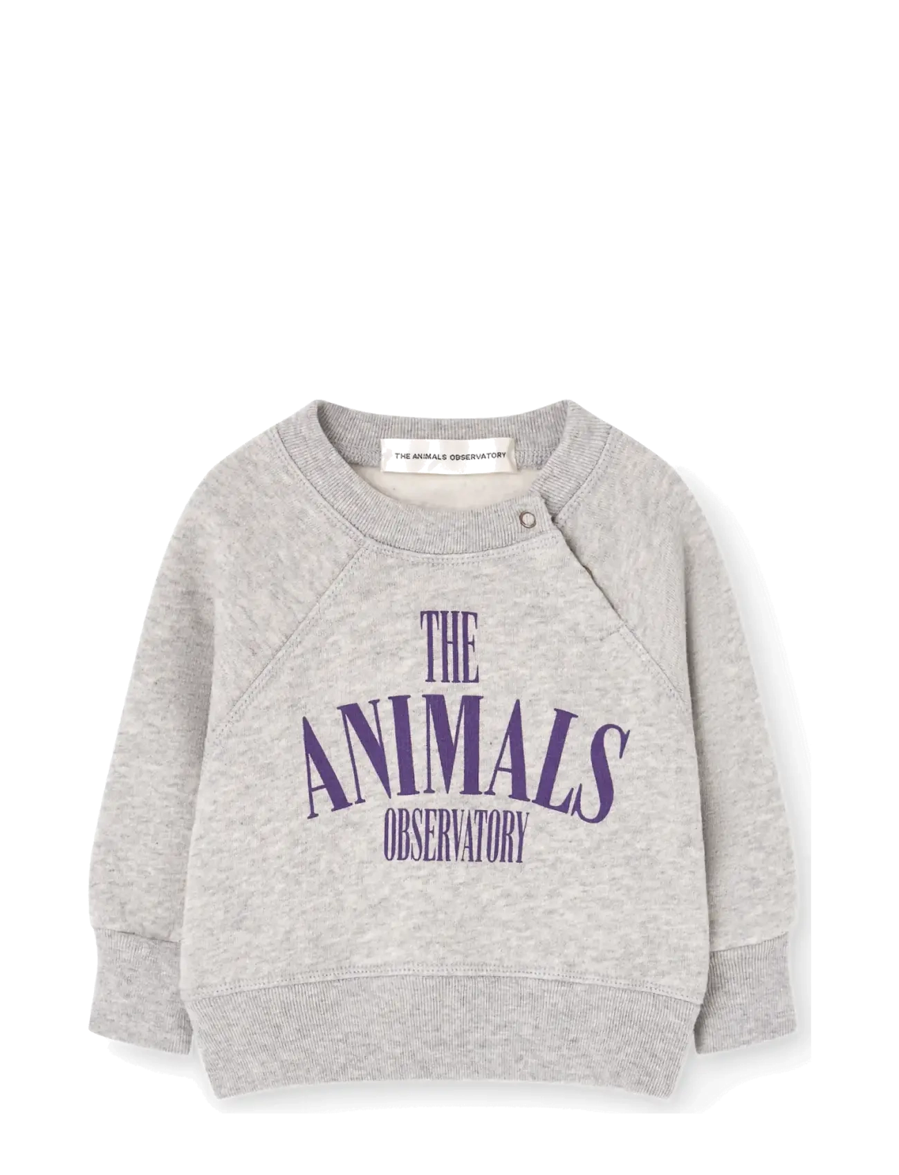 THE ANIMALS OBSERVATORY JACKAL BABY SWEATSHIRT - New Arrivals - MEDIUM GREY / grey