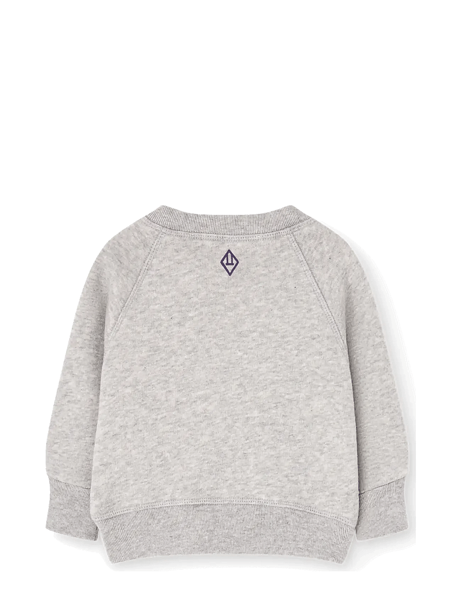 THE ANIMALS OBSERVATORY - JACKAL BABY SWEATSHIRT - dressipluusid - medium grey - 1
