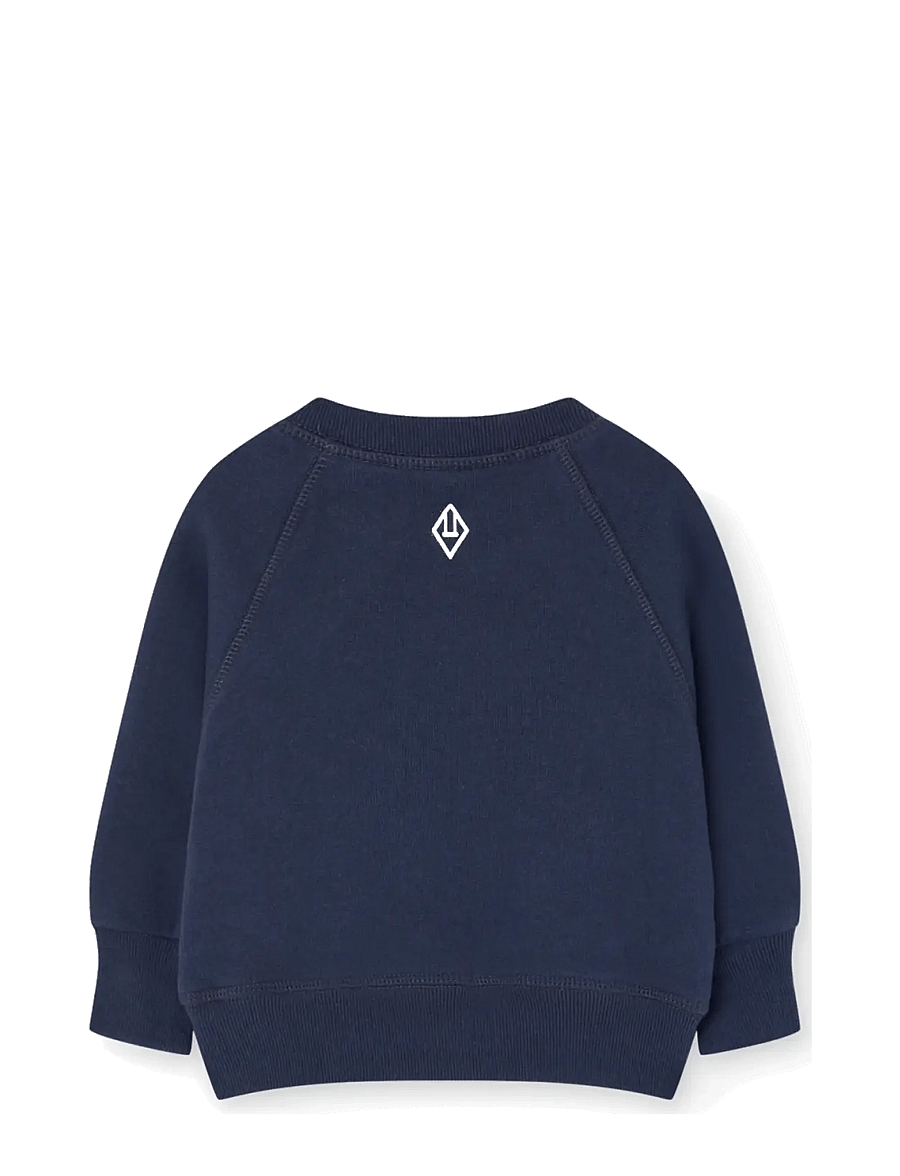 THE ANIMALS OBSERVATORY - JACKAL BABY SWEATSHIRT - sweatshirts - navy - 1