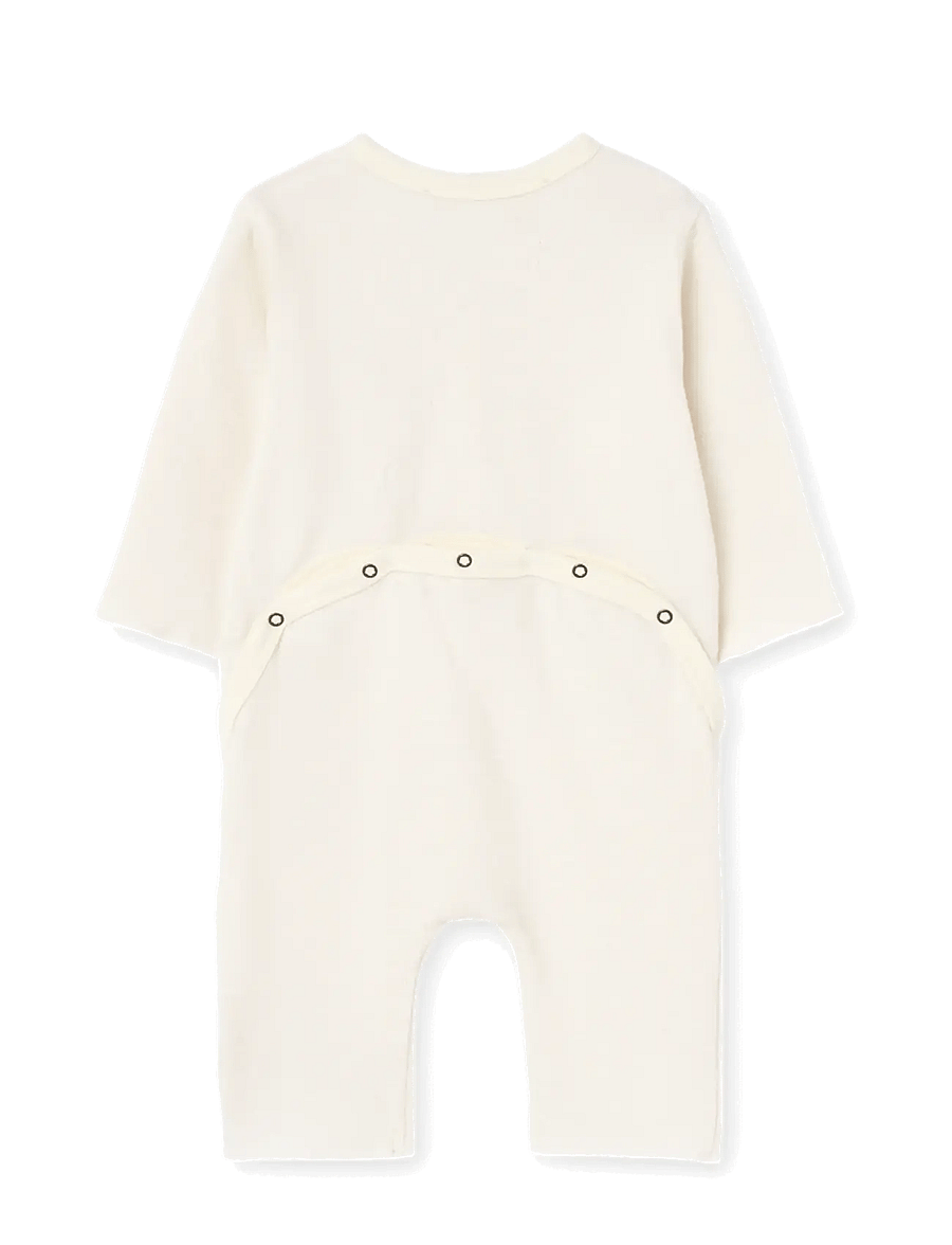 THE ANIMALS OBSERVATORY - OWL BABY PAJAMA - pidžaama-kombinesoonid - raw white - 1