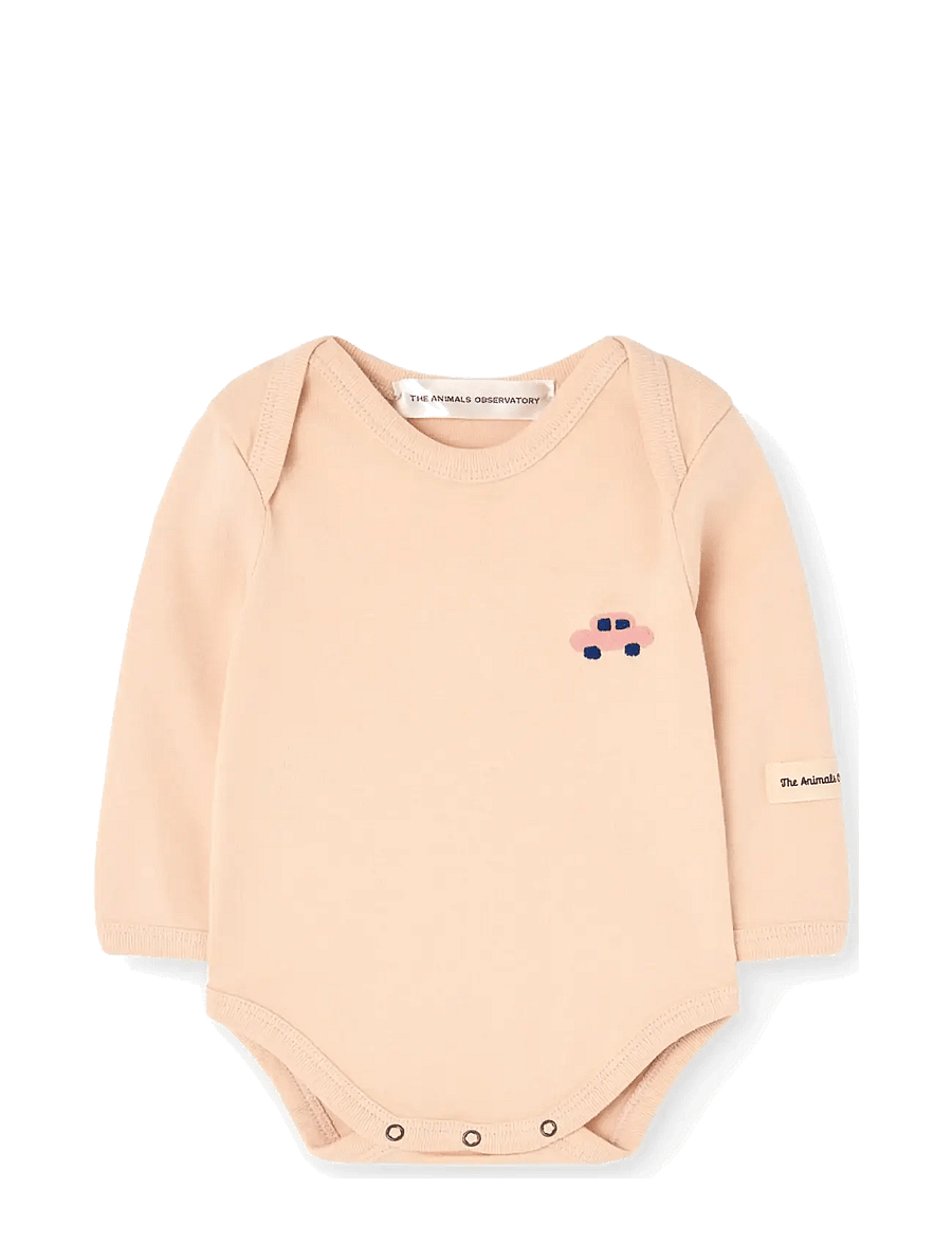 THE ANIMALS OBSERVATORY - FERAL BABY BODY - pikkade varrukatega bodid - pinkish-beige - 0