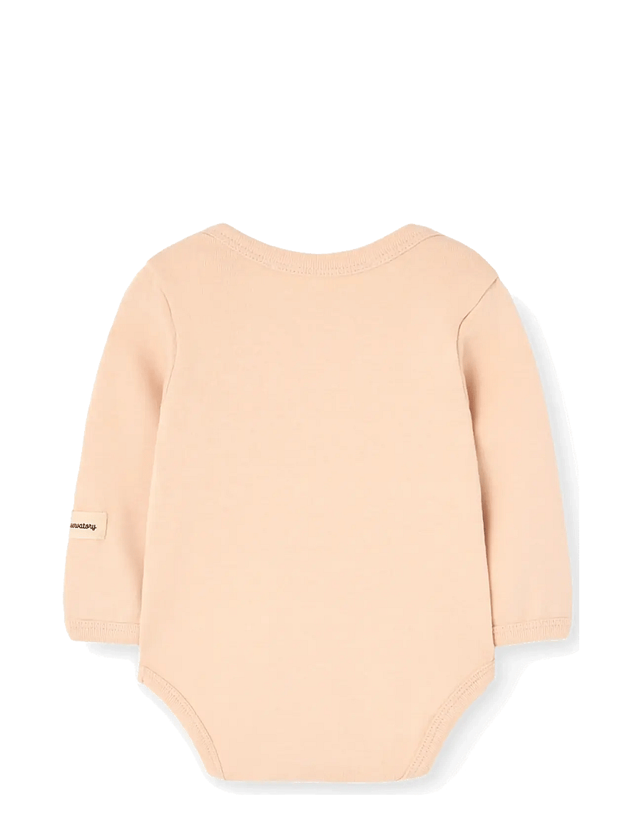 THE ANIMALS OBSERVATORY - FERAL BABY BODY - pikkade varrukatega bodid - pinkish-beige - 1