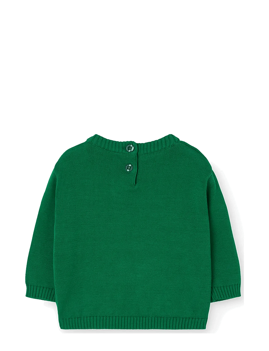 THE ANIMALS OBSERVATORY - BOBCAT BABY SWEATER - džemprid - dark green - 1