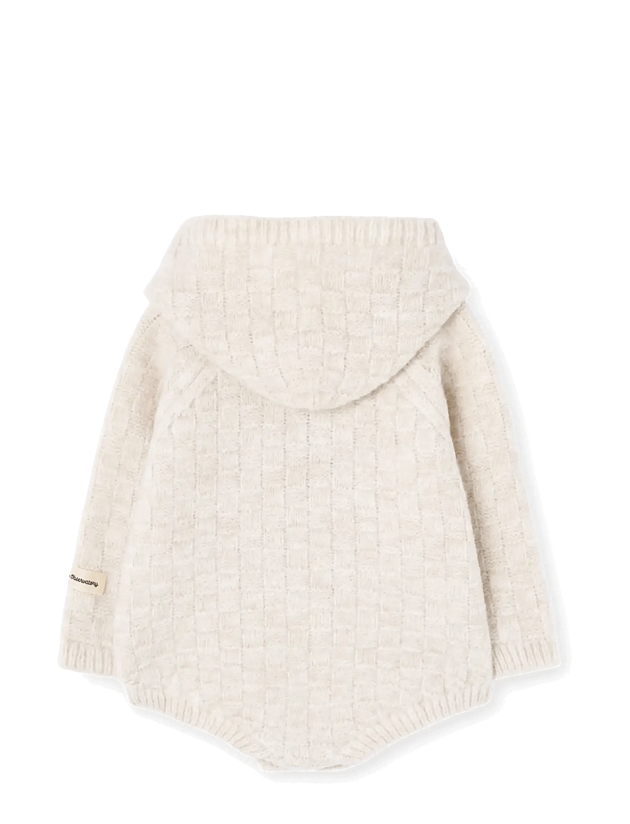 THE ANIMALS OBSERVATORY - KITO BABY BODY - pikkade varrukatega bodid - raw white - 1