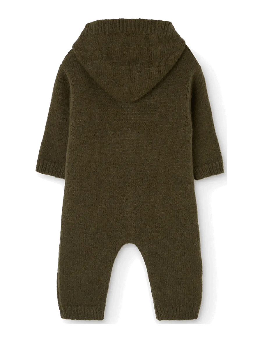 THE ANIMALS OBSERVATORY - BOAR BABY JACKET JUMPSUIT - jumpsuits - dark brown - 1