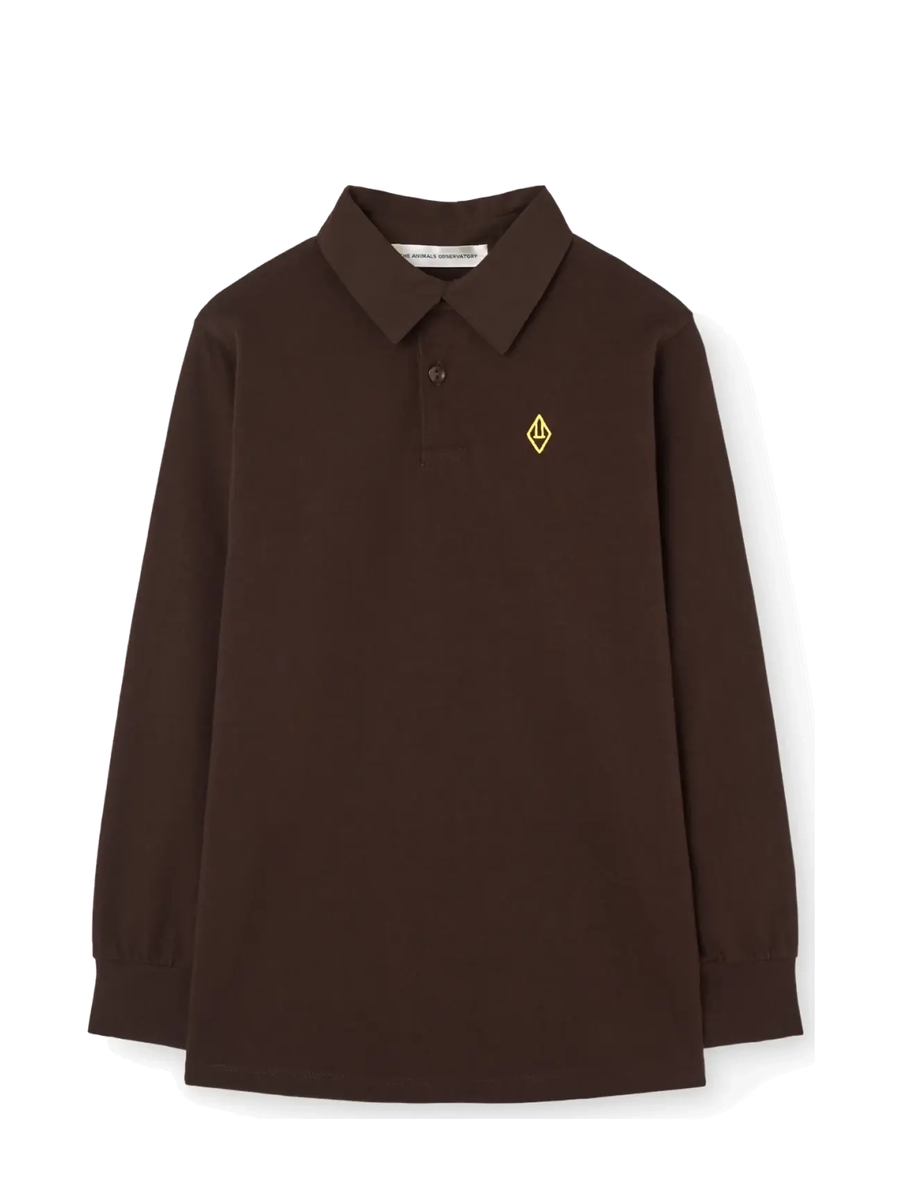 THE ANIMALS OBSERVATORY - EEL KID POLO SHIRT DARK BROWN - dark brown - 1