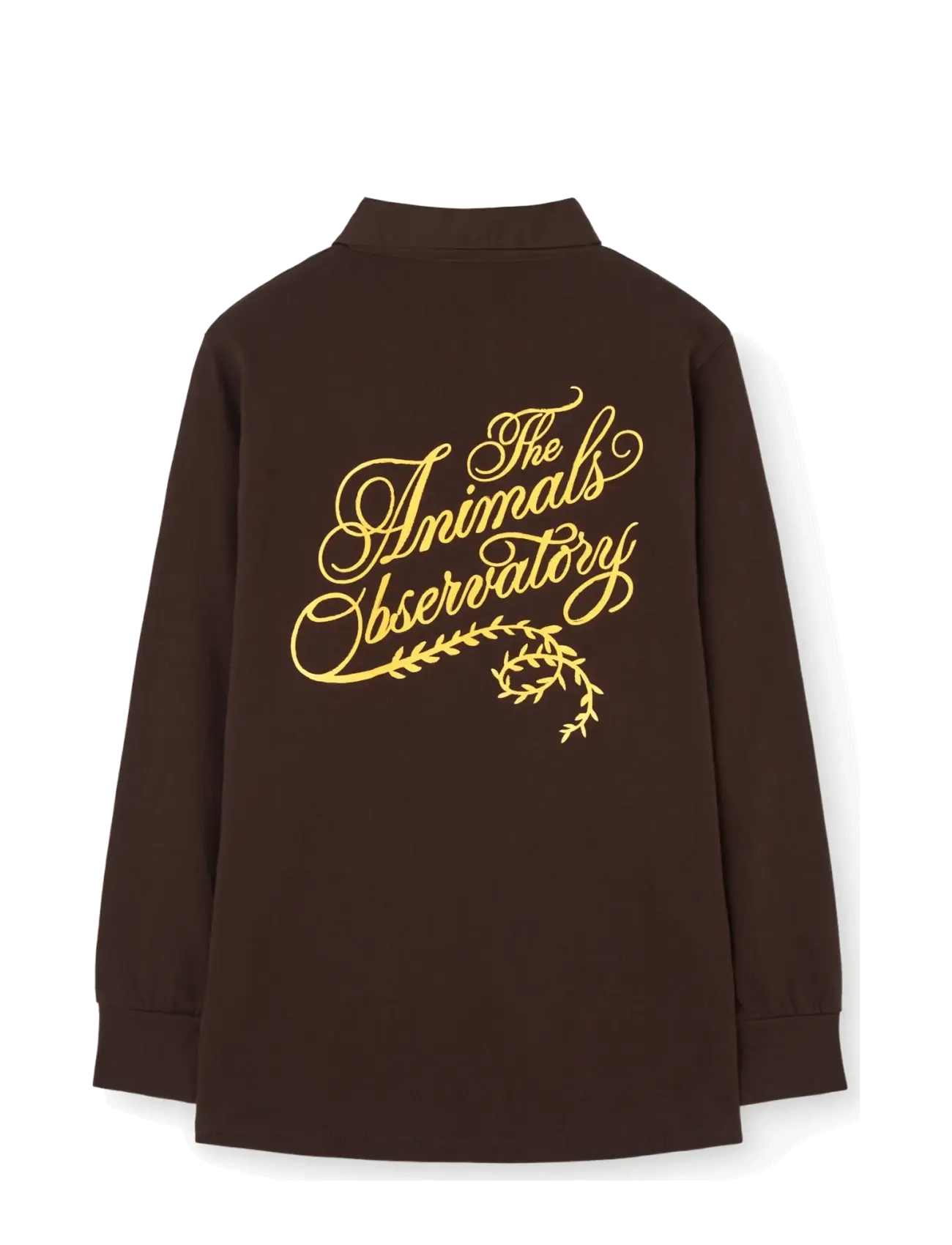 THE ANIMALS OBSERVATORY - EEL KID POLO SHIRT DARK BROWN - dark brown - 2