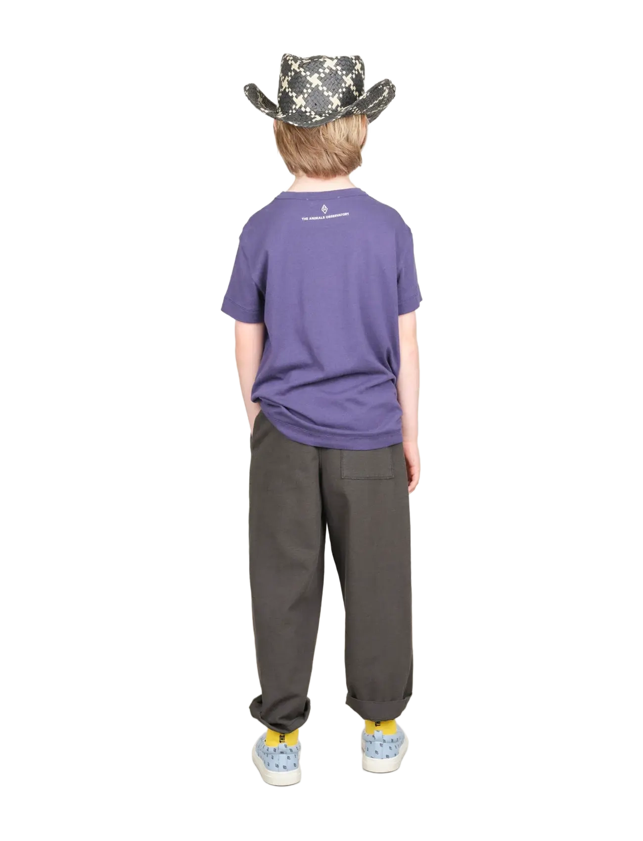 THE ANIMALS OBSERVATORY - ROOSTER KID T-SHIRT Deep Blue - short-sleeved t-shirts - deep blue - 3