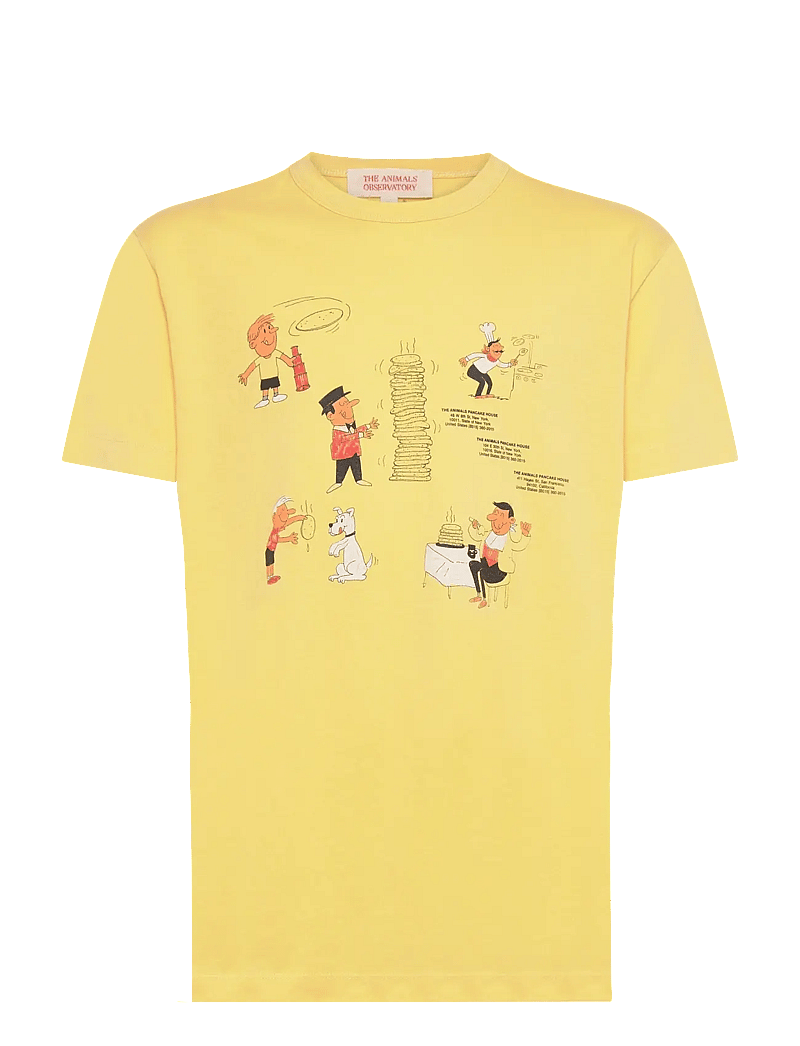 THE ANIMALS OBSERVATORY - ROOSTER KID T-SHIRT Yellow - kortärmade t-shirts - yellow - 0