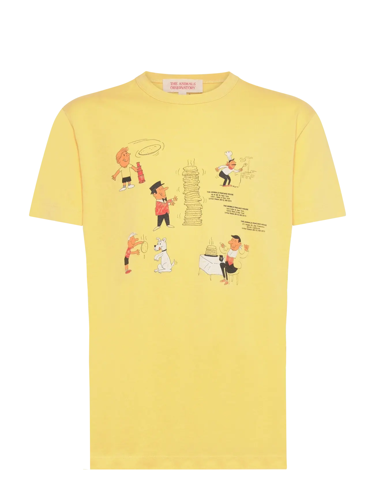THE ANIMALS OBSERVATORY ROOSTER KID T-SHIRT Yellow - Animal Observatory - YELLOW / yellow