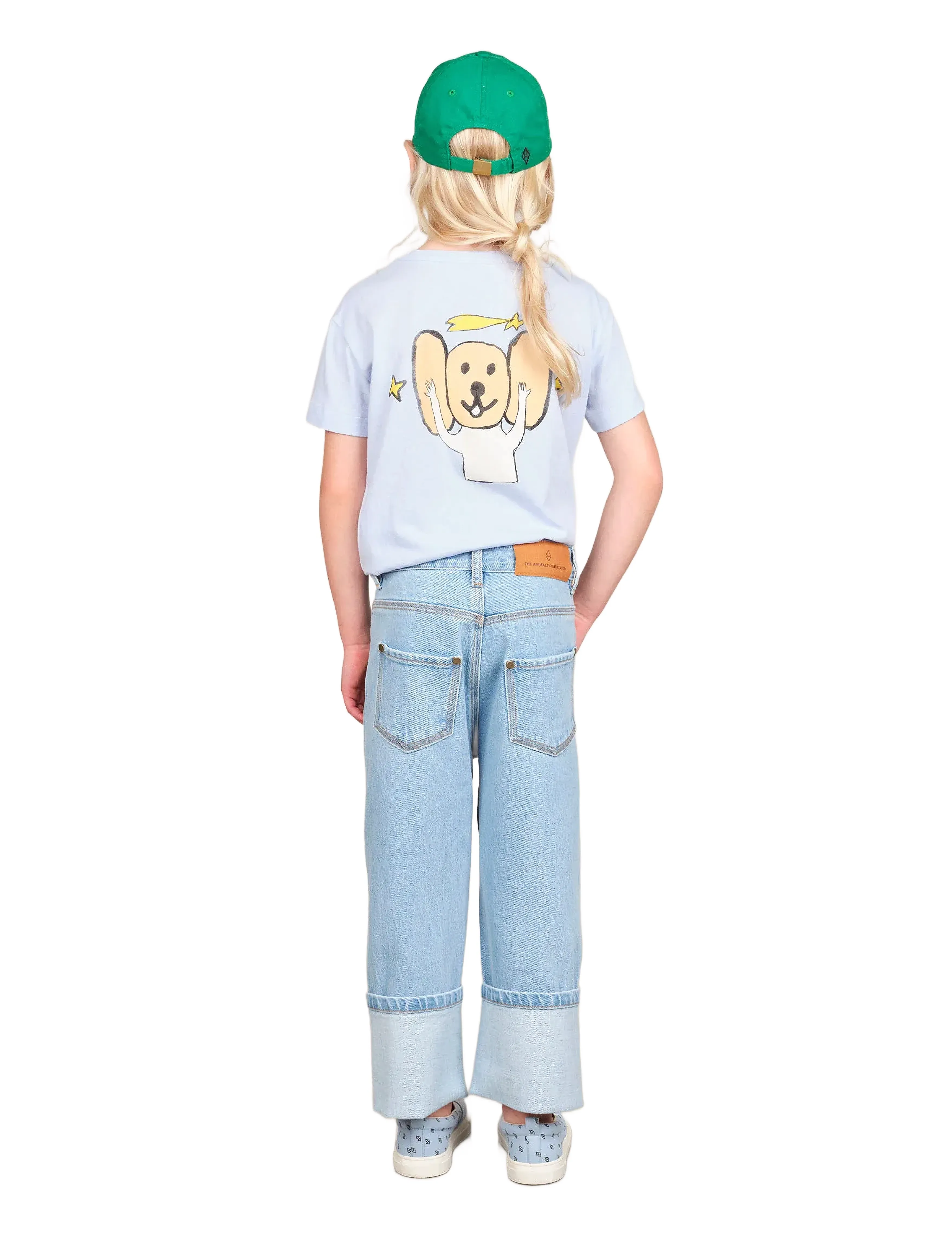 THE ANIMALS OBSERVATORY - ROOSTER KID T-SHIRT Soft Blue - soft blue - 3