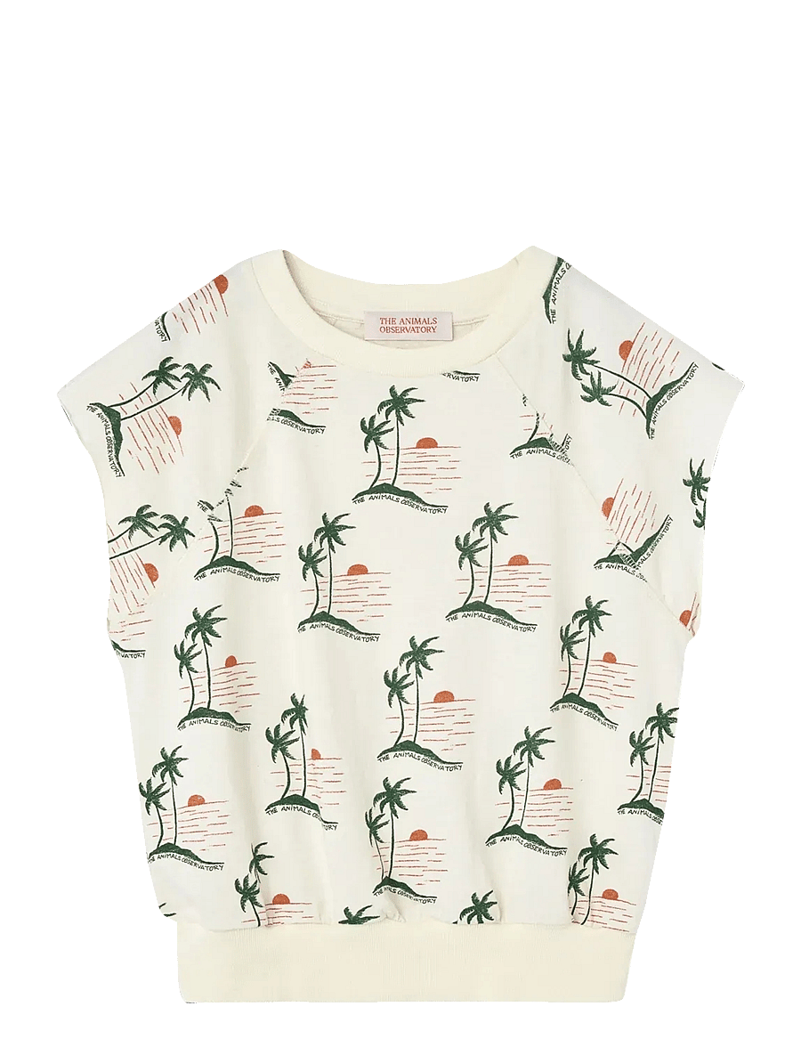 THE ANIMALS OBSERVATORY - SQUAB KID TOP White Lindo - linnen - white lindo - 1