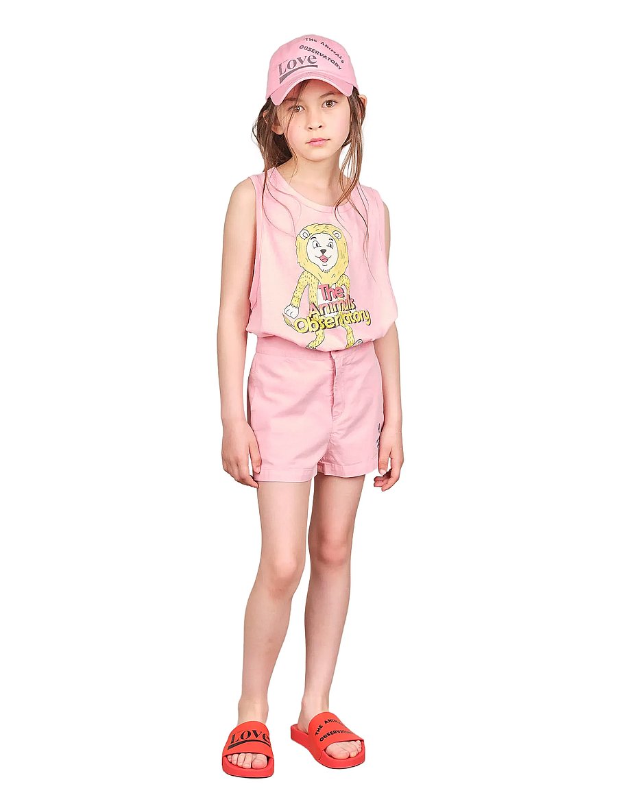 THE ANIMALS OBSERVATORY - FROG KID TANK TOP Pink - Ærmeløs undertrøje - pink - 0