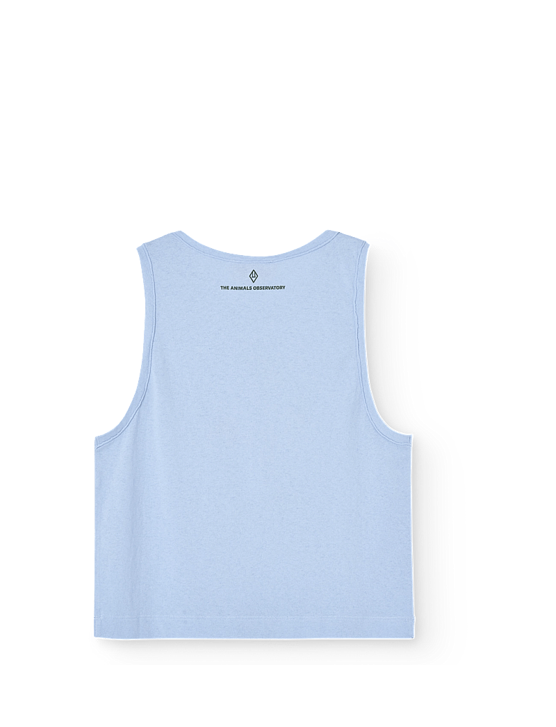 THE ANIMALS OBSERVATORY - FROG KID TANK TOP Soft Blue - linnen - soft blue - 1