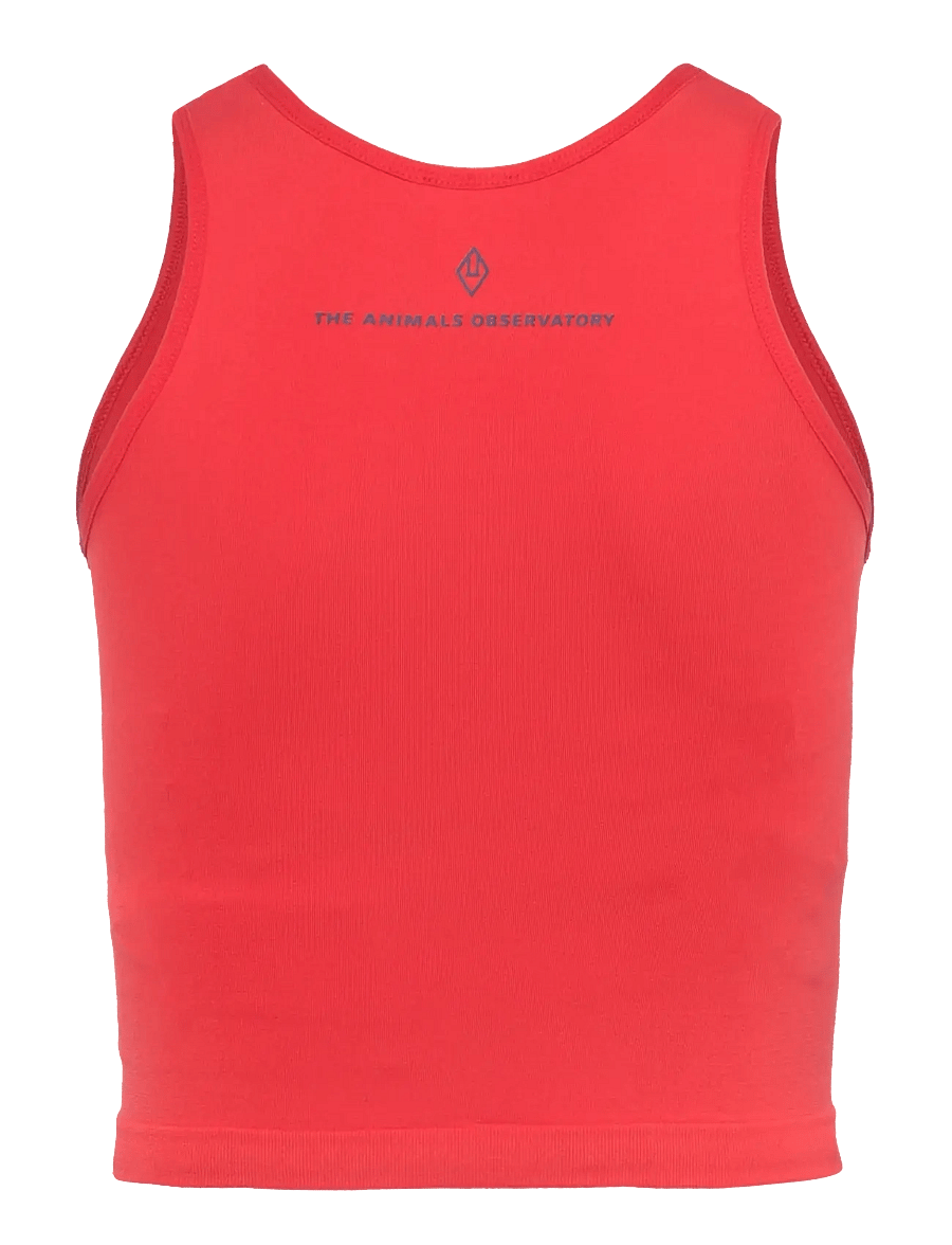 THE ANIMALS OBSERVATORY - HYENA KID TANK TOP Red - tanktops - red - 1