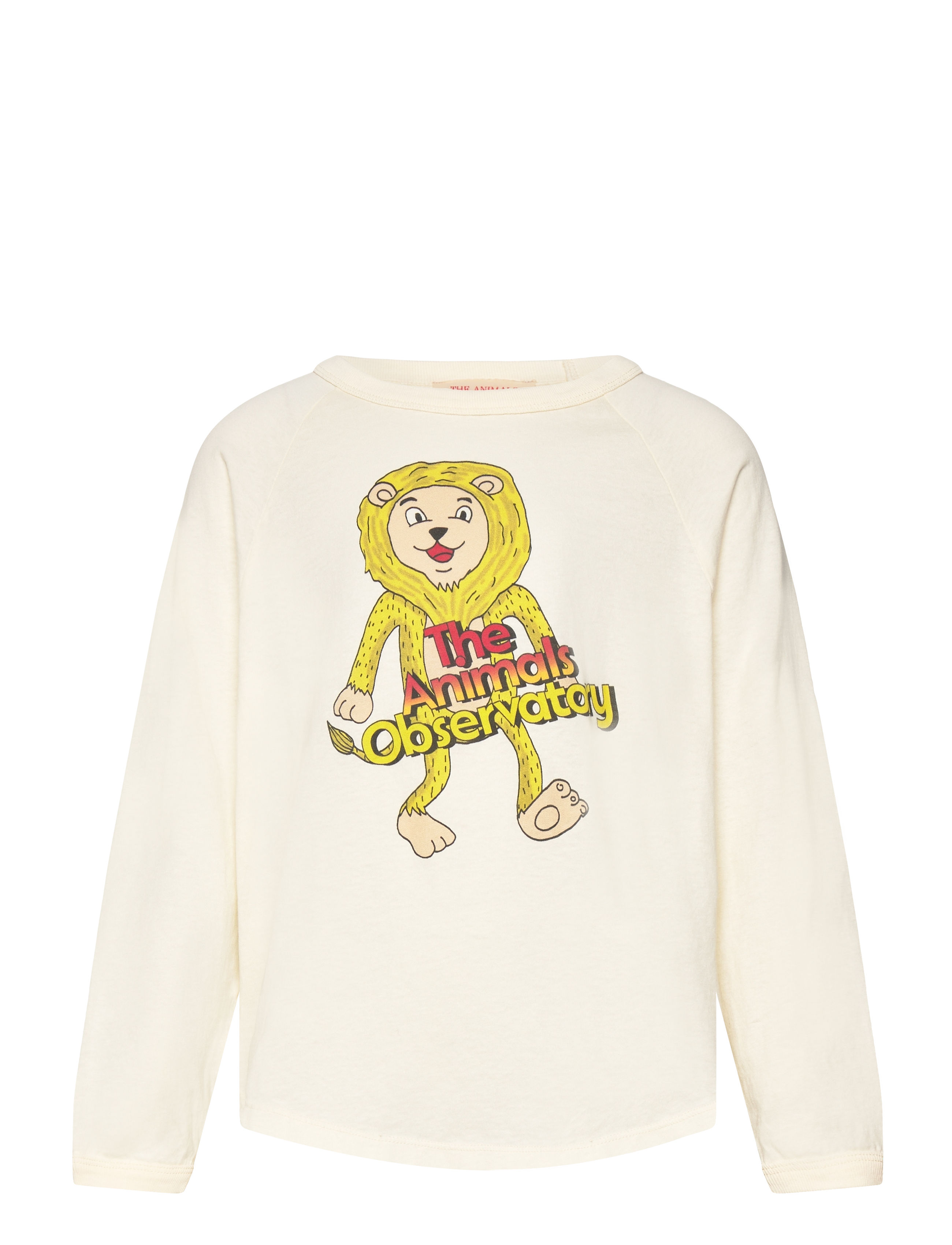 THE ANIMALS OBSERVATORY ANTEATER KID LONG SLEEVE T-SHIRT White - Riided - WHITE / white