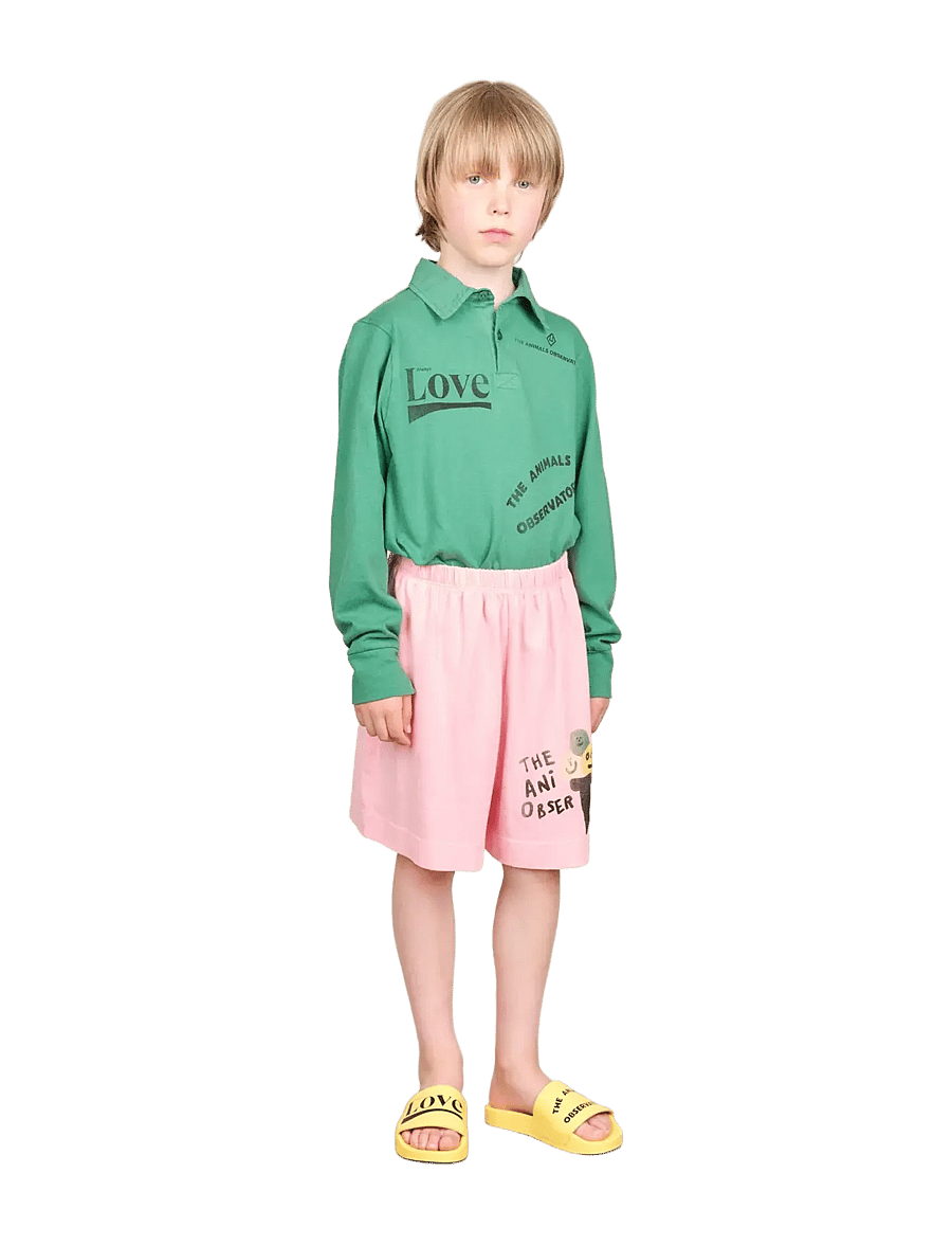 THE ANIMALS OBSERVATORY - EEL KID POLO SHIRT Green - langærmede poloer - green - 1