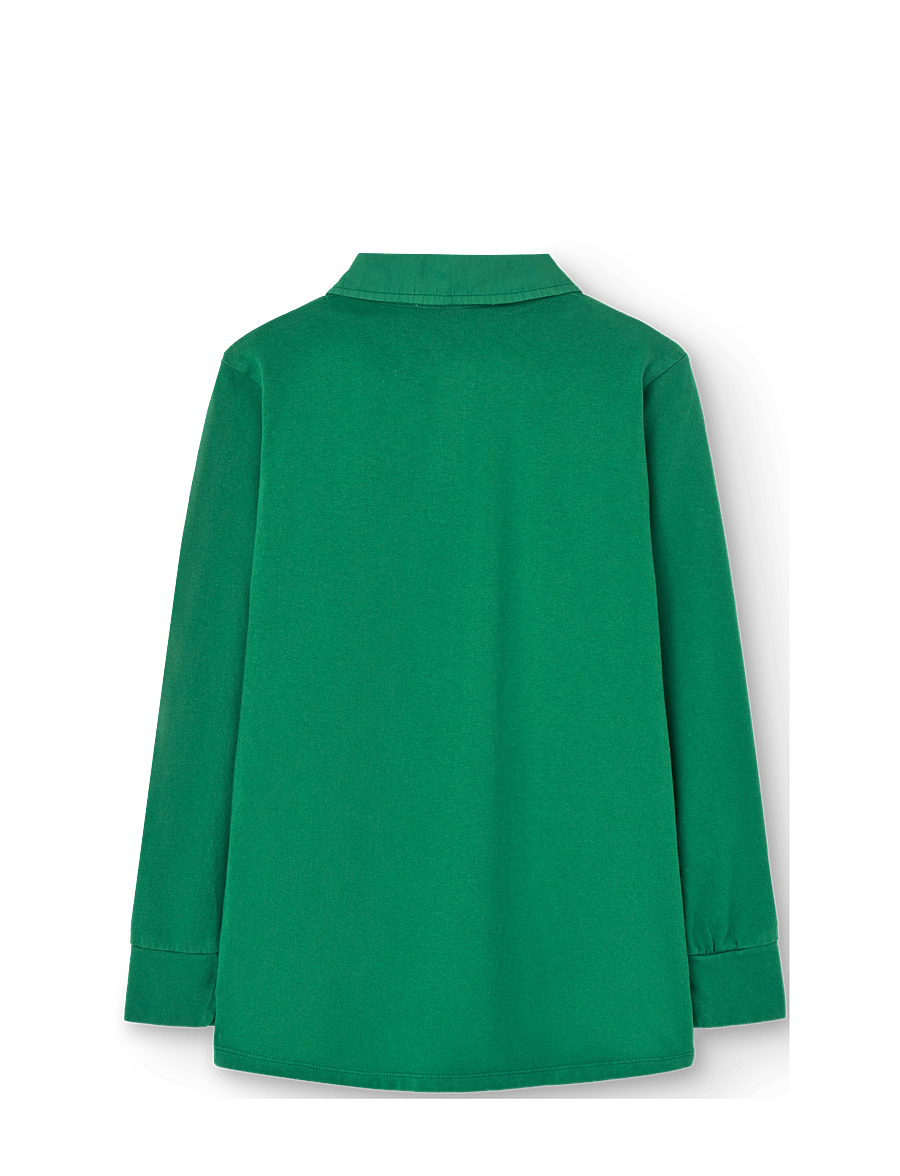 THE ANIMALS OBSERVATORY - EEL KID POLO SHIRT Green - langærmede poloer - green - 2