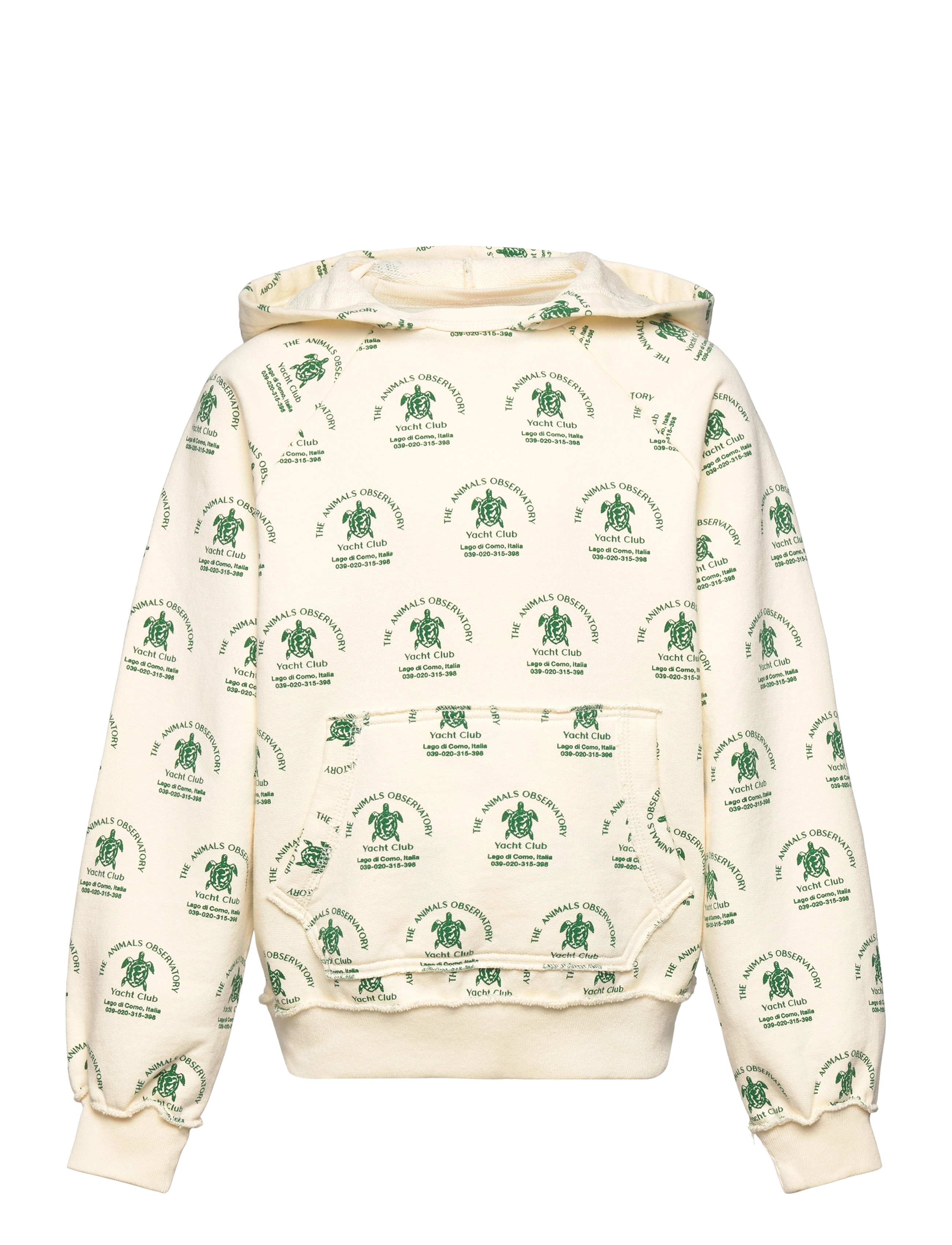 THE ANIMALS OBSERVATORY Beaver Kid Hoodie Weiß Flowers Patterned - 6 Y - Kinder
