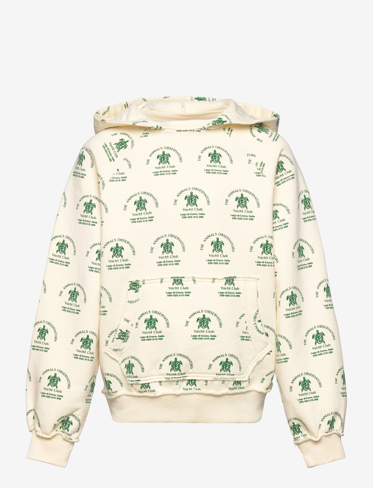 THE ANIMALS OBSERVATORY - BEAVER KID HOODIE White Flowers - kapuzenpullover - white flowers - 1