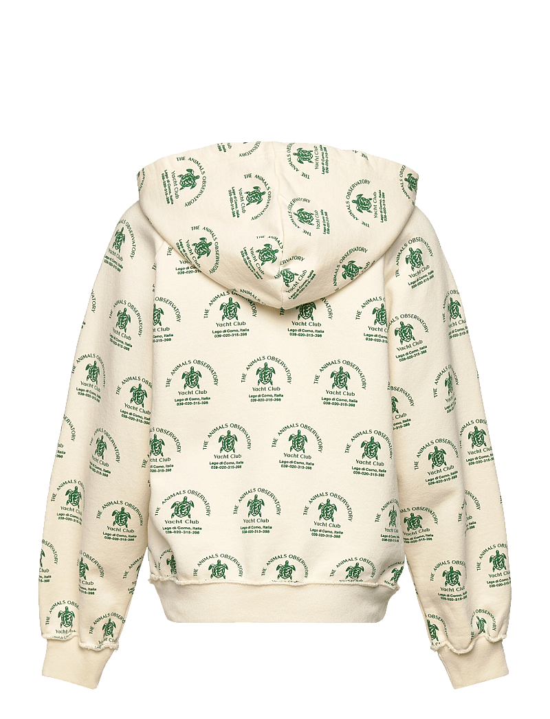 THE ANIMALS OBSERVATORY - BEAVER KID HOODIE White Flowers - kapuzenpullover - white flowers - 2