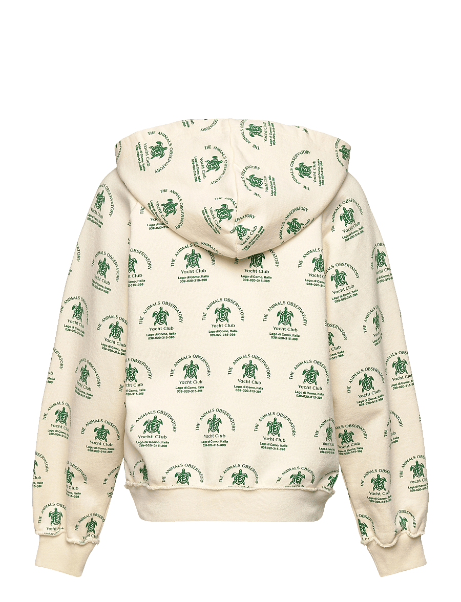 THE ANIMALS OBSERVATORY - BEAVER KID HOODIE White Flowers - hoodies - white flowers - 2