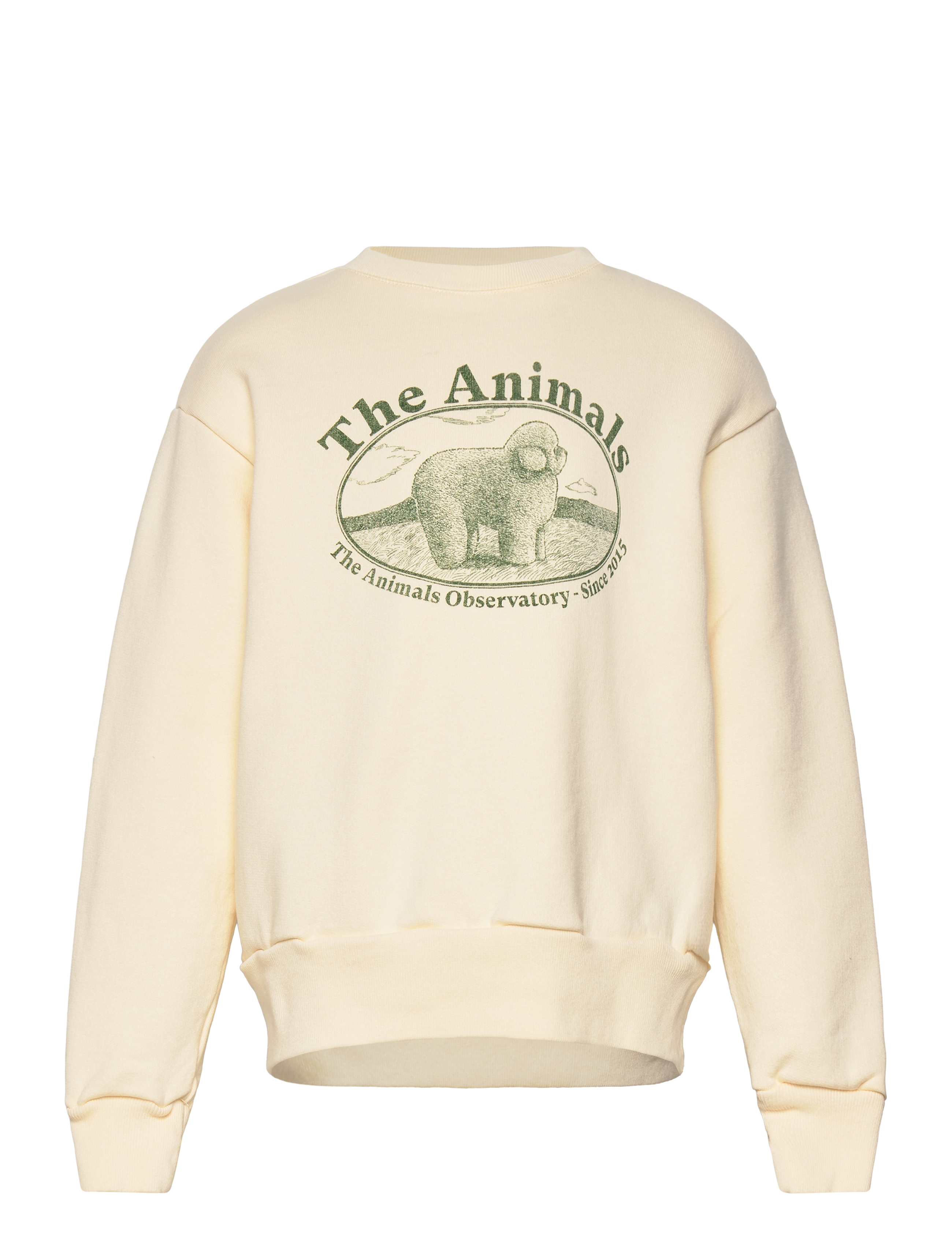 THE ANIMALS OBSERVATORY BEAR KID SWEATSHIRT White Logo - 4 for 3 - WHITE LOGO / cream