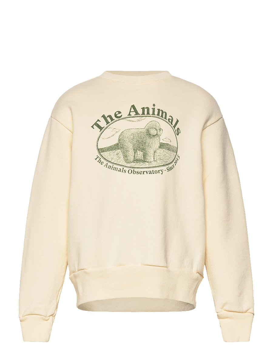 THE ANIMALS OBSERVATORY - BEAR KID SWEATSHIRT White Logo - sweatshirts - white logo - 0