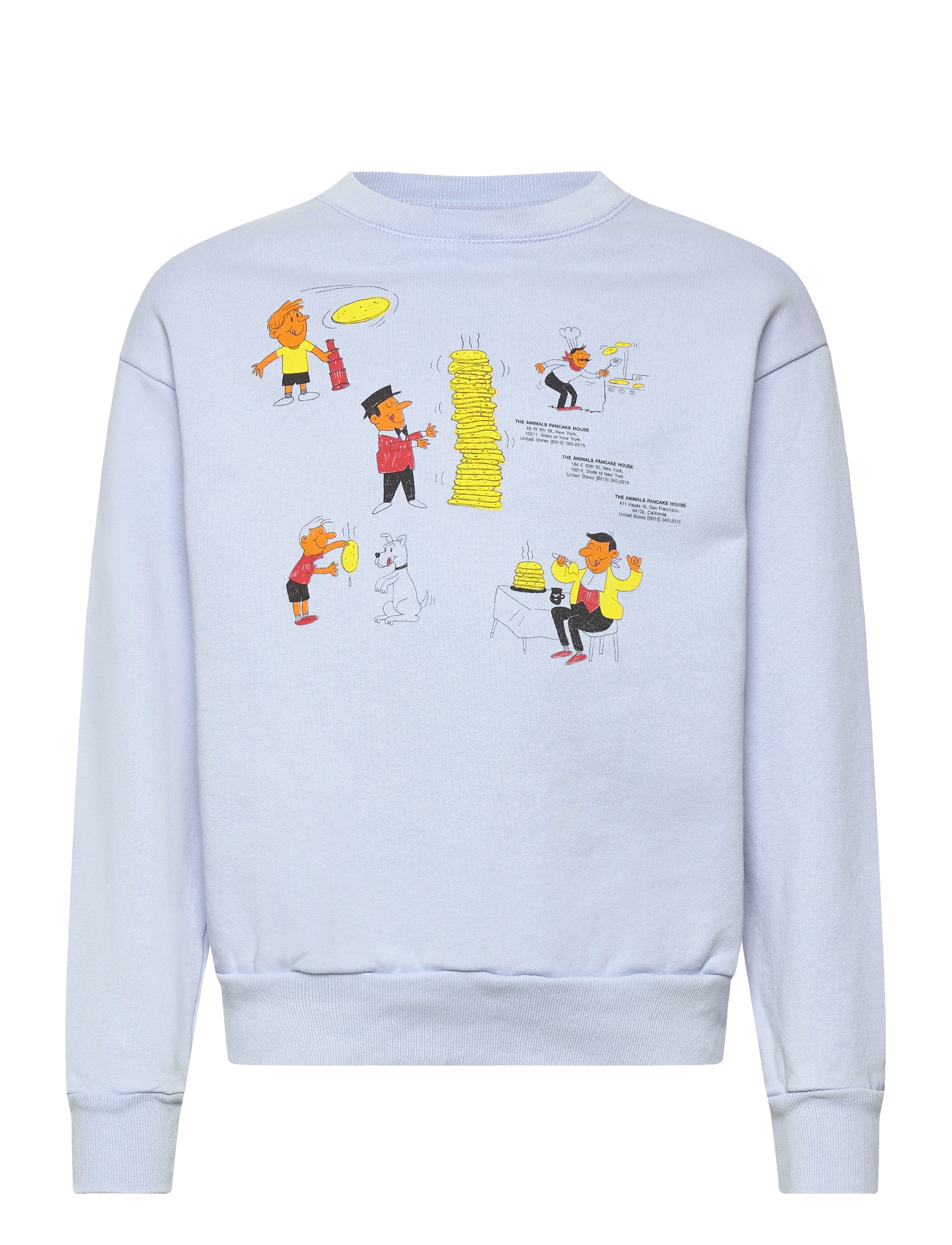 THE ANIMALS OBSERVATORY BEAR KID SWEATSHIRT Soft Blue - Børn 98-134 - SOFT BLUE / blue