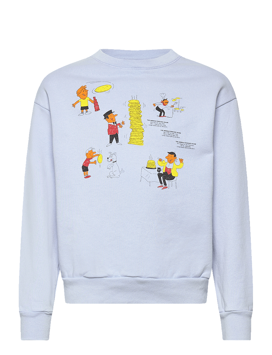 THE ANIMALS OBSERVATORY - BEAR KID SWEATSHIRT Soft Blue - collegepaidat - soft blue - 1