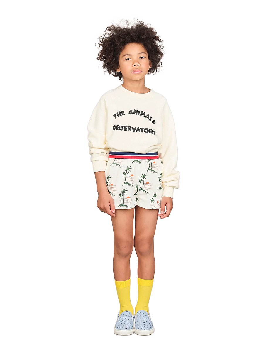 THE ANIMALS OBSERVATORY - SHARK KID SWEATSHIRT White Logo - džemperiai - white logo - 0