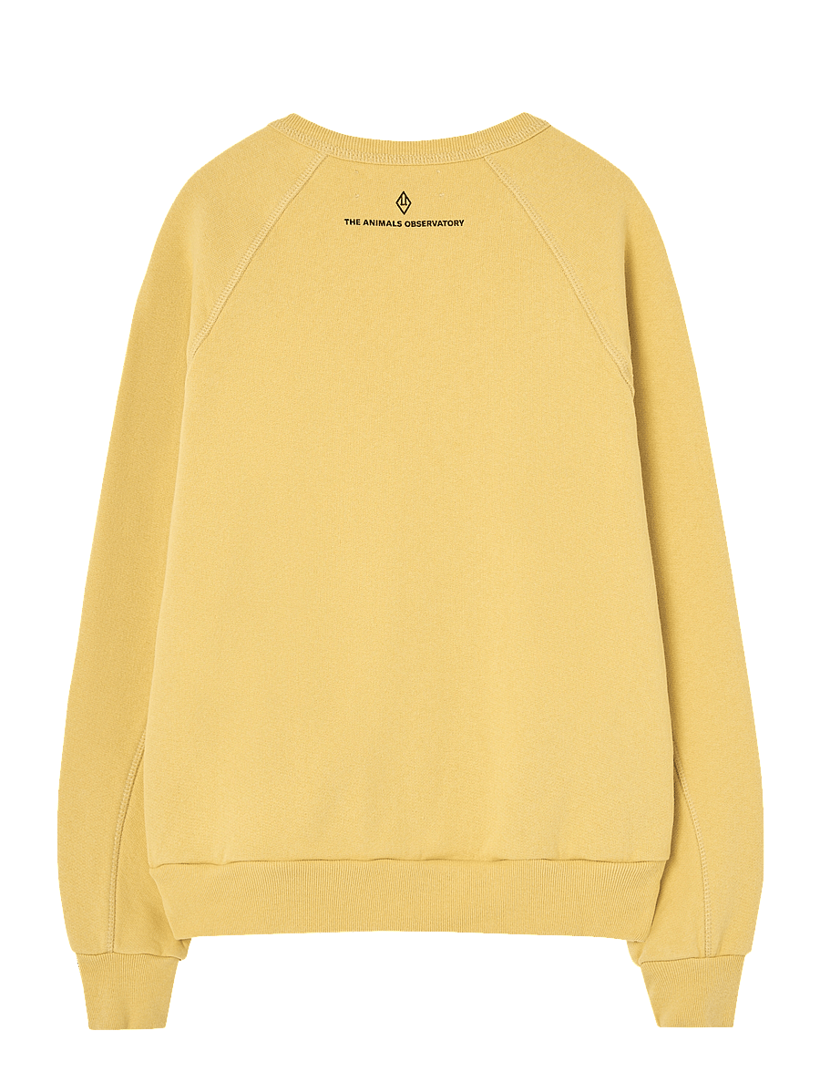 THE ANIMALS OBSERVATORY - SHARK KID SWEATSHIRT Yellow - sweatshirts - yellow - 2