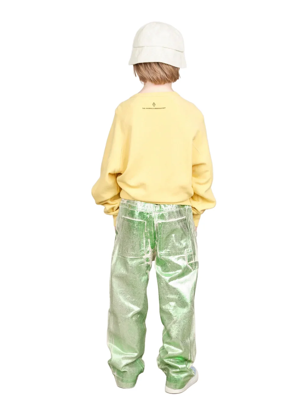 THE ANIMALS OBSERVATORY - SHARK KID SWEATSHIRT Yellow - sweatshirts - yellow - 3