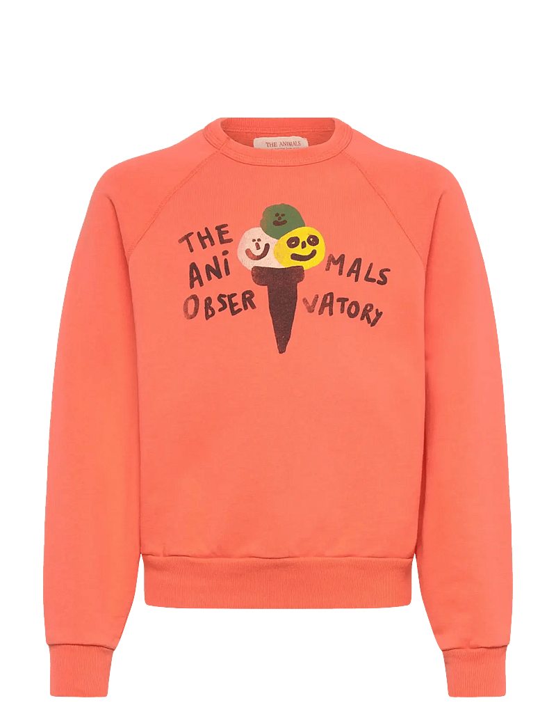 THE ANIMALS OBSERVATORY - SHARK KID SWEATSHIRT Salmon - sweatshirts - salmon - 0