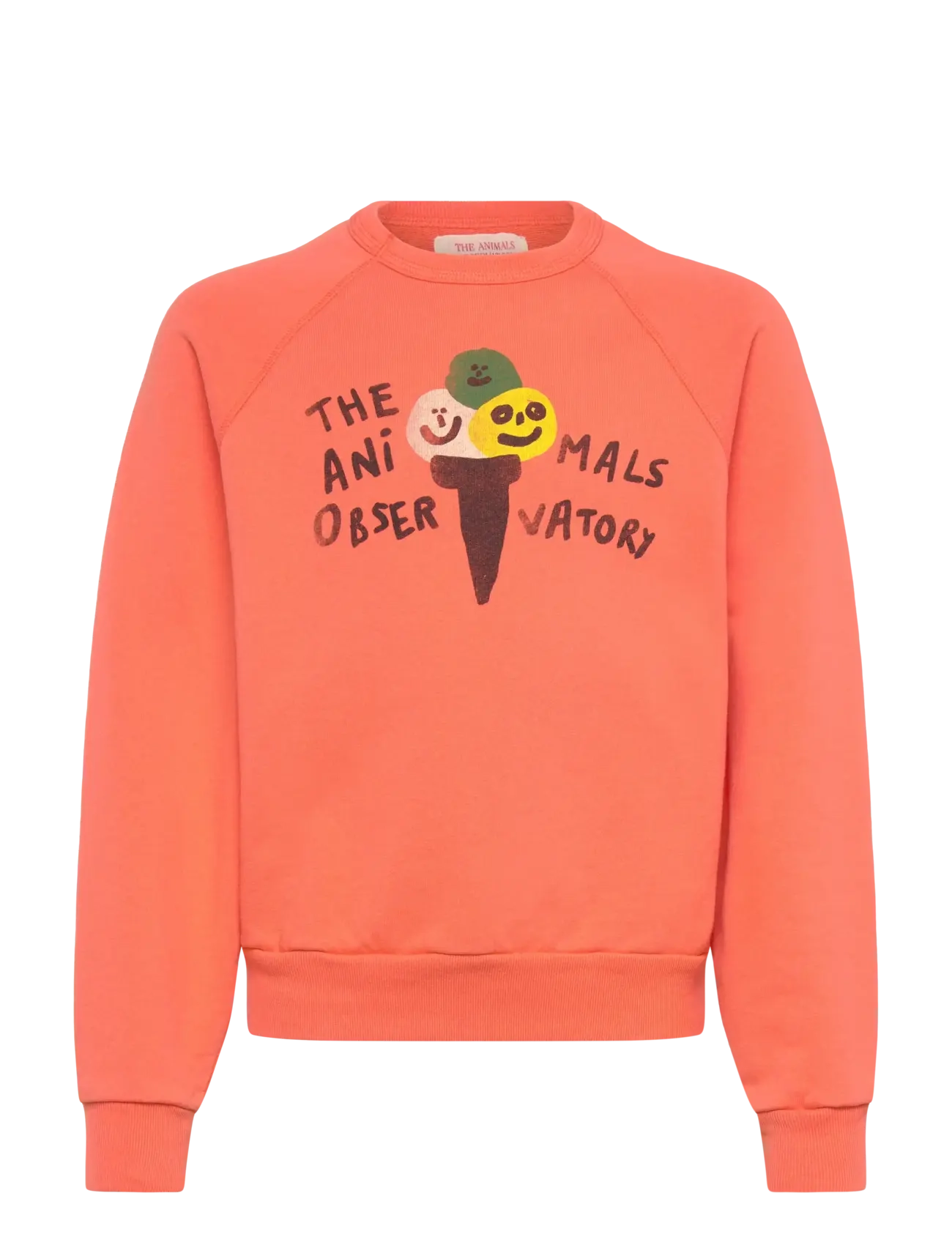 THE ANIMALS OBSERVATORY SHARK KID SWEATSHIRT Salmon - 4 for 3 - SALMON / orange