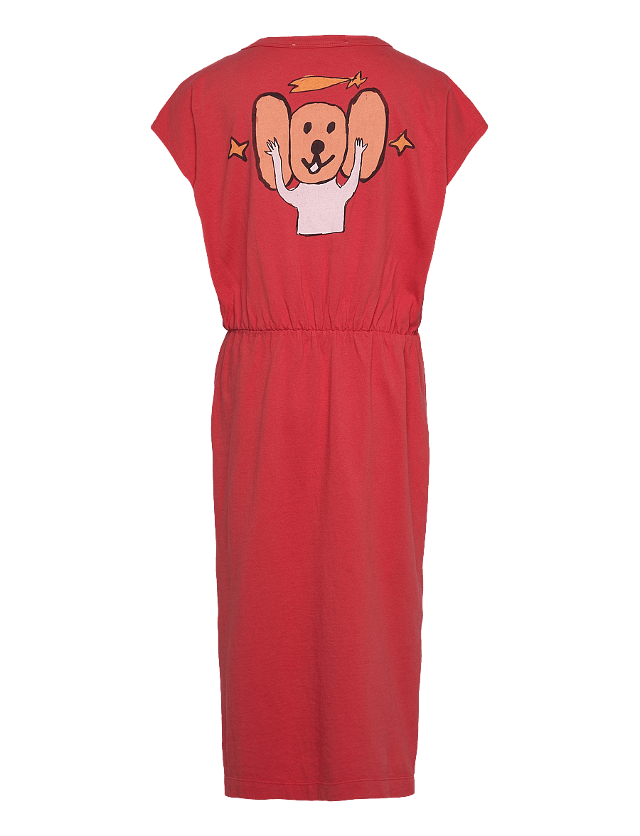 THE ANIMALS OBSERVATORY - ORCA KID MIDI DRESS Red - midi nederdele - red - 2