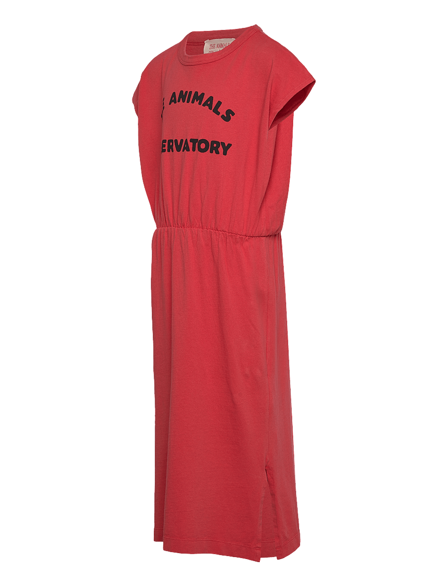 THE ANIMALS OBSERVATORY - ORCA KID MIDI DRESS Red - midi nederdele - red - 3