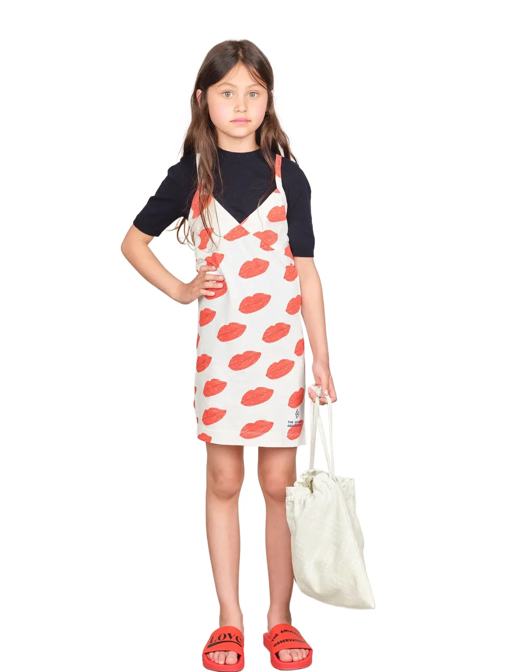 THE ANIMALS OBSERVATORY - OTTER KID MINI DRESS White - Ärmellose freizeitkleider - white - 0