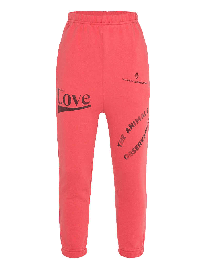 THE ANIMALS OBSERVATORY - DROMEDARY KID SWEATPANTS Red - mjukisbyxor - red - 1