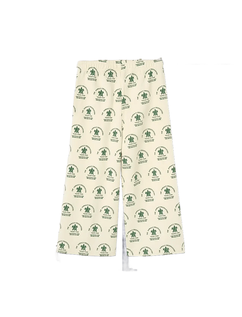 THE ANIMALS OBSERVATORY - PLATYPUS KID SWEATPANTS White Flowers - mjukisbyxor - white flowers - 2