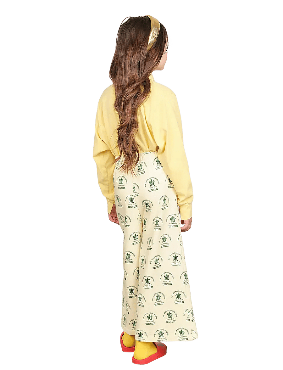 THE ANIMALS OBSERVATORY - PLATYPUS KID SWEATPANTS White Flowers - dressipüksid - white flowers - 3